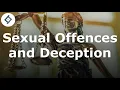 Sexual Offences Deception Criminal Law