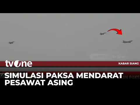 Simulasi Mendaratkan Pesawat Asing Dengan Paksa