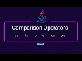 Comparison Operators In Java Explain In Hindi By Nirbhay Kaushik