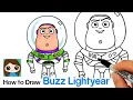How to Draw Buzz Lightyear Toy Story