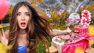 أقمنا حفلة مبيت رائعة متسلل دخل إلى منزلنا 