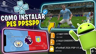  c mo instalar efootball pes 2026 ppsspp para android 100 funcional 