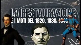 La Restaurazione e i moti del 1820, 1830, 1848
