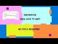 Repurpose IKEA LACK TV Unit No Tools