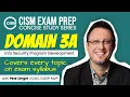 CISM EXAM PREP - Domain 3A