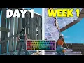 1 WEEK Controller to Keyboard and Mouse Progression Fortnite