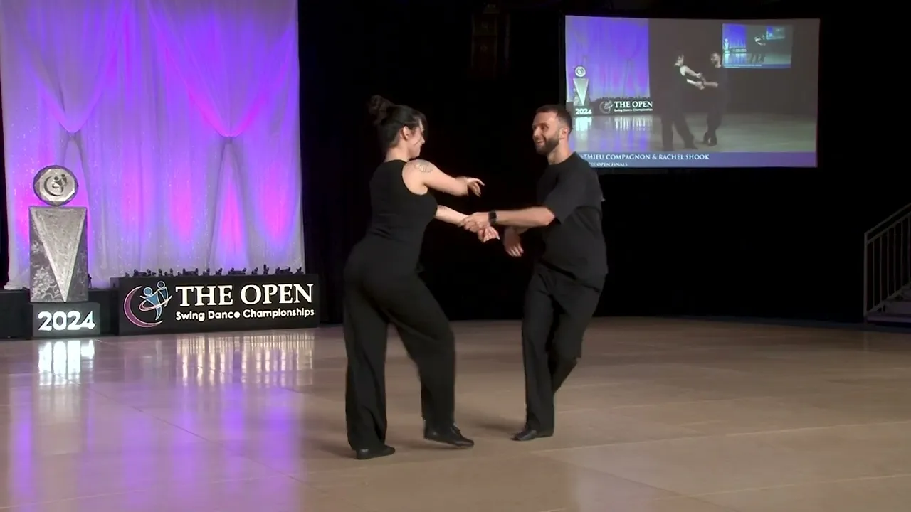 Mathieu Compagnon and Rachel Shook - WCS Strictly Swing Open Finals - The Open 2024