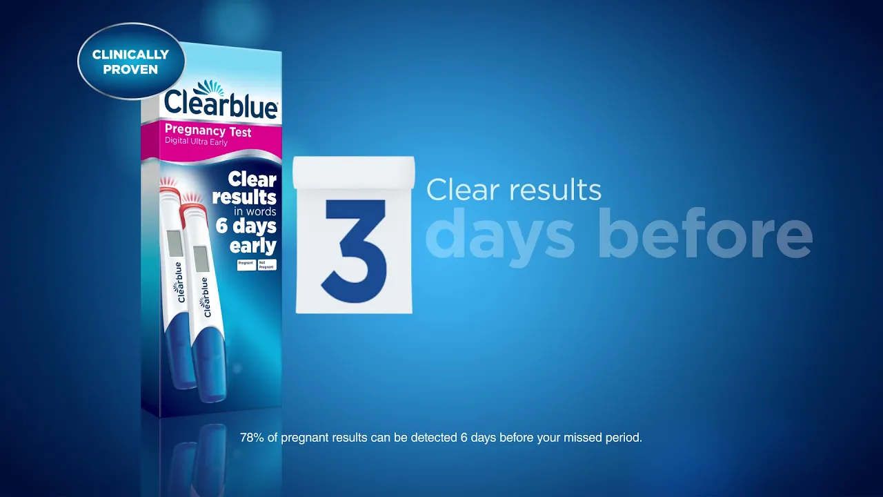Clearblue Typography explainer video sample