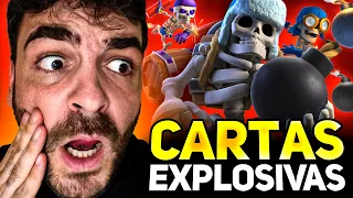 Clash Royale pero todas mis cartas Explotan!💣