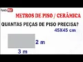 Lagu METROS QUADRADO DE PISO / COMO SE CALCULA ISSO? #geometria #área #cotidiano