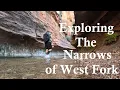 Exploring the Narrows of West Fork Oak Creek Canyon Sedona