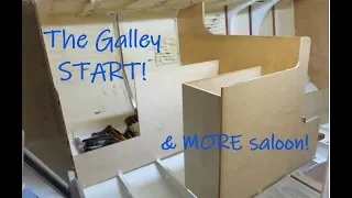 Building my steel sailing yacht Ep.57 The Galley START & more saloon, Yes!