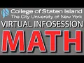 Virtual Infosession BS and Minor in Mathematics