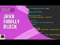 FINALLY BLOCK V-CODE 40 DAYS OF JAVA PROGRAMMING CSI VIT-AP