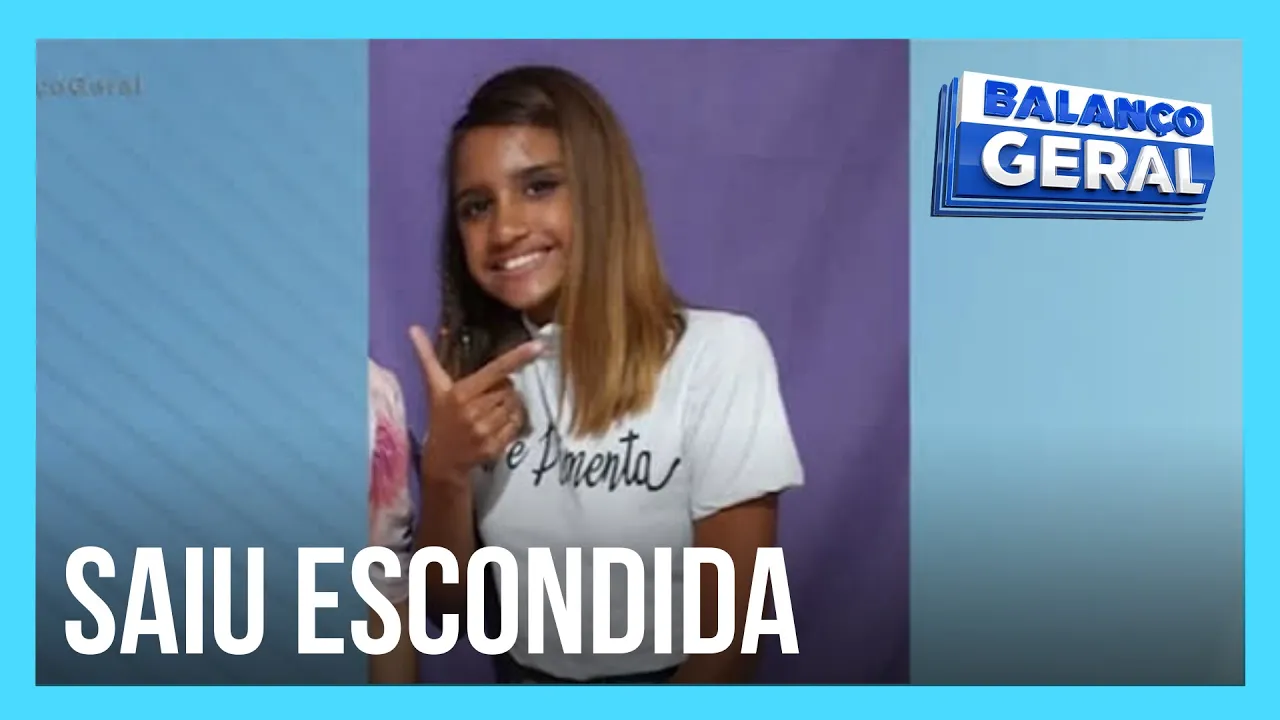 Menina de 12 anos sai escondida da mãe, vai para uma festa e desaparece