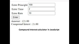 compound interest in javascript