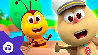 Row Row Your Boat 🚣 River Song for Kids | Boogie Bugs | Boogie Bugs