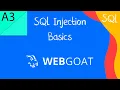 A3 SQL Injection intro - WebGoat