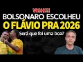 Lagu VISH!!! Bolsonaro escolheu o Flávio pra 2026. E agora? Será que foi uma boa?