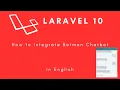 Laravel 10 How to integrate Botman Chatbot in English
