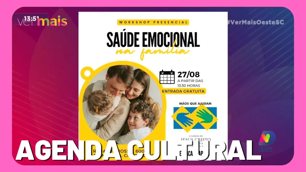 Agenda Cultural: confira os eventos da região
