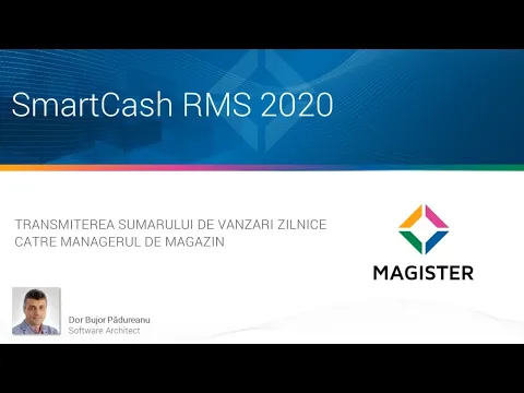 Transmiterea sumarului de vanzari zilnice catre managerul de magazin