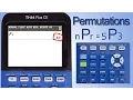 Permutations with the TI 84 Plus CE Calculator