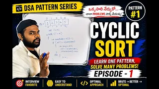 Master Cyclic Sort Pattern Episode 1 DSA Interview Preparation