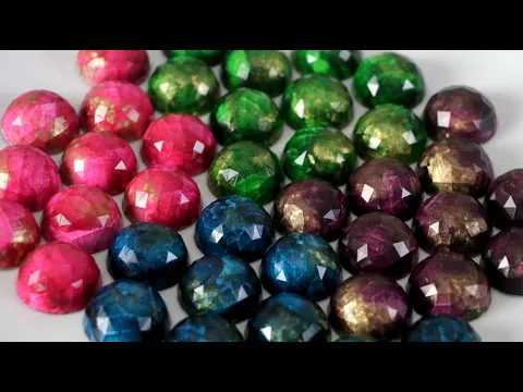 Shiny Chocolate Gems | Colorful Chocolate Jewel Bonbon Design
