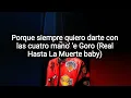 DJ Luian, Mambo Kingz, Anuel AA - Verte Ir (Letra) ft. Nicky Jam, Darell,Brytiago