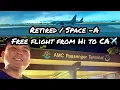 Travel SPACE - A from Hickam AFB Hawaii to TRAVIS AFB California