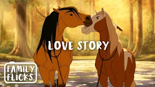The Love Story Of Spirit And Rain Spirit Stallion Of The Cimarron 2002 Family Flicks 