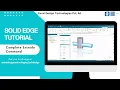 Complete Extrude Command in Solid Edge Solid edge tutorial Excel Design Technologies