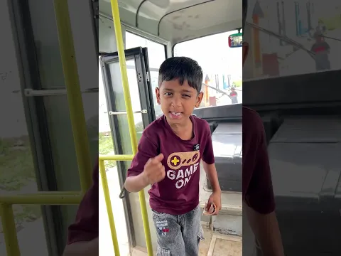 बच्चे ने चुना लगाया बस में😂 #comedy #funny