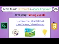 Javascript in Adobe Captivate JavaScript Timing Events