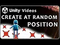 How to CREATE OBJECT at a RANDOM POSITION by code in Unity