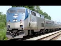 Amtrak P42 92 Leads P064 at Ellis Ave Tonawanda Town New York
