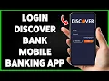 How To Login Discover Bank Mobile Banking App 2025 Discover Bank Account Sign Guide