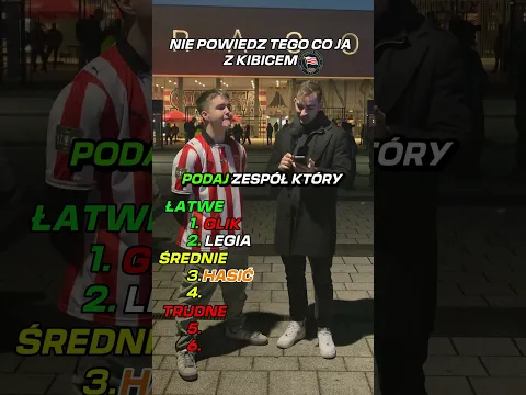 SPRÓBUJ NIE POWIEDZIEĆ TEGO CO JA Z KIBICEM CRACOVII