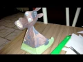 Desenho de papel que se mexe paper craft
