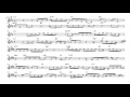 Coleman Hawkins - Body and Soul (Transcription)