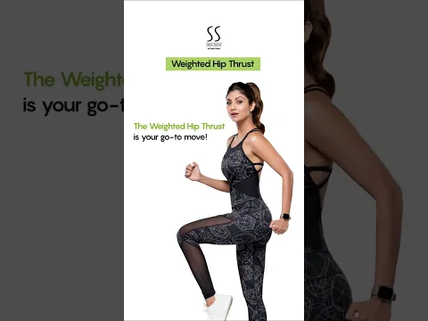 Weighted Hip Thrust Home Workout | Strong Glutes & Better Posture | Shilpa Shetty