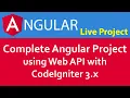 Create Live Project in Angular 9 in Hindi Using Web API with CodeIgniter 3 x