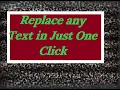 How to Replace any Text From HTML From -