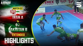 Iran A vs Pakistan B | Full Match Highlights | Match 2 | Kabaddi Series 2026 | M9M1J