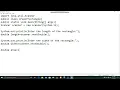 How to print The Area of the Rectangle in Java by Herbert Solver