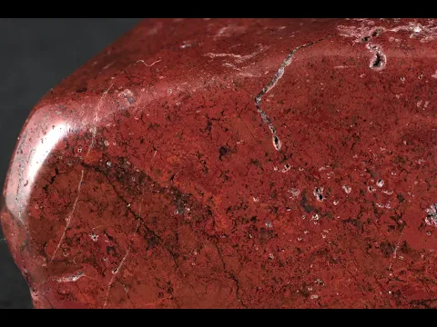 佐渡の赤玉石 原石 磨き 122g｜国産天然石 原石 通販キラリ石