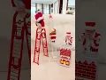Download Lagu Cute Santa Clause Climbing the Ladder! Santa toys 🎅🏻🎁 #shortsvideo #christmas #present #santa