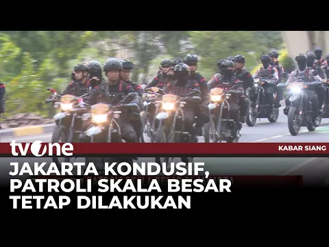 Pastikan Warga Aman, Polda Metro Jaya Rutin Gelar Patroli Skala Besar