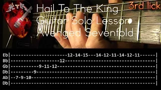 Download Hail To The King Guitar Solo Lesson - Avenged Sevenfold (with tabs) MP3